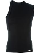 Dsquared2 Bow Detail Sleeveless Top, Women's, Size: M, Black, Viscose