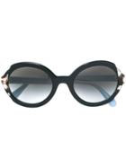Prada Eyewear Round Sunglasses - Black