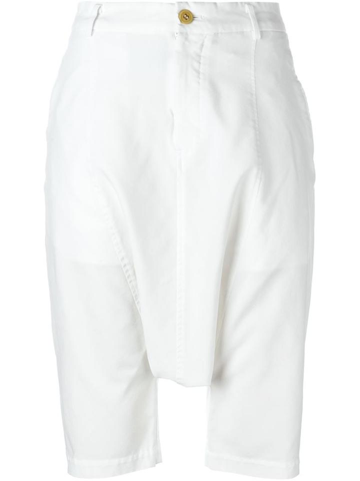 Comme Des Garçons Girl Drop-crotch Knee-length Shorts