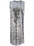 Prada Sequinned Midi Dress - Metallic