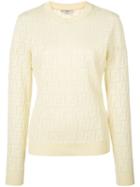 Fendi Monogram Jumper - Yellow