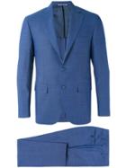 Canali Woven Tailored Suit - Blue