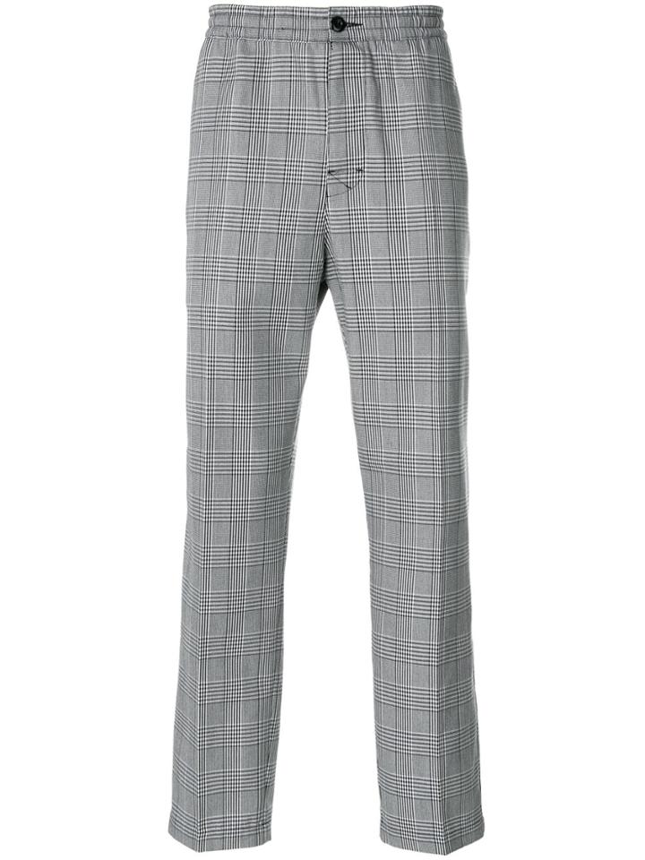Stussy Checked Style Trousers - White