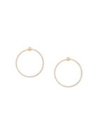 Anita Ko Pavé Diamonds Hoop Earrings - Metallic