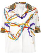 Etro Bead Print Blouse - White