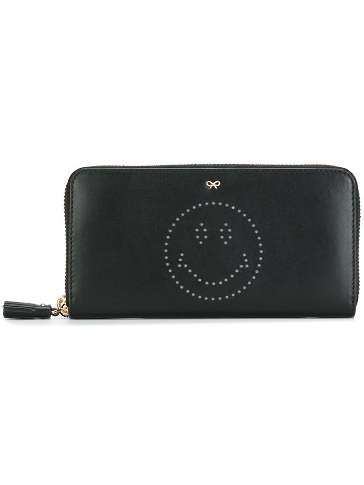 Anya Hindmarch 'smiley' Zip Around Wallet