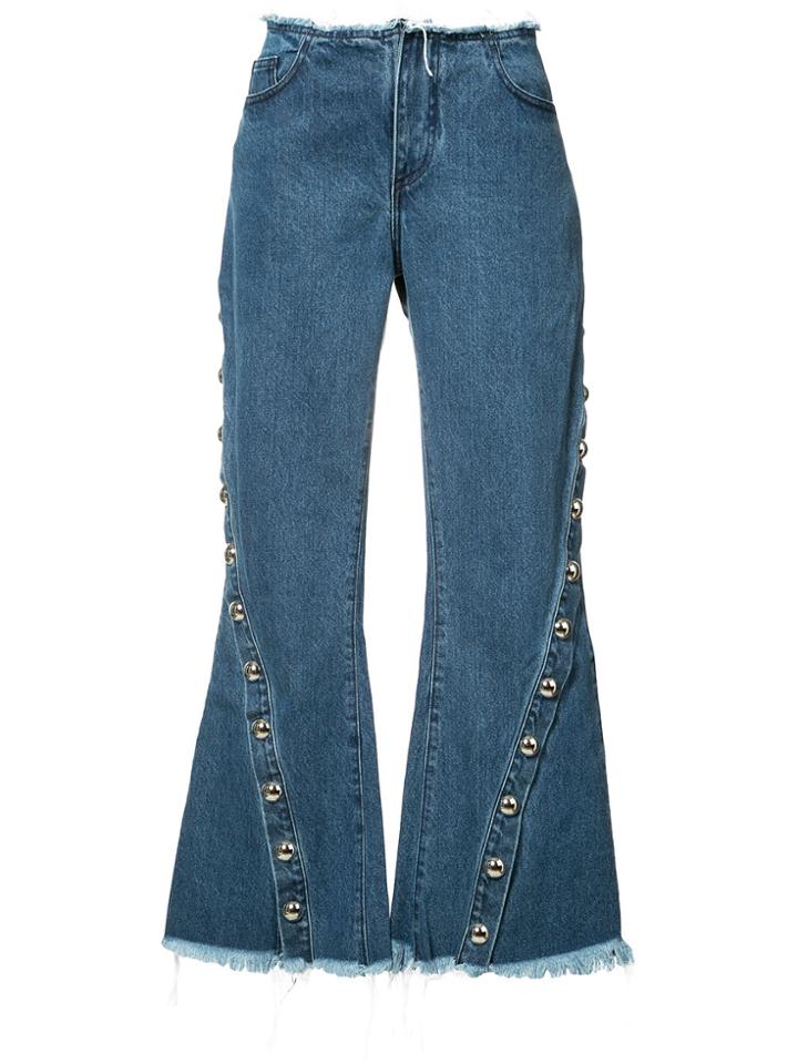 Marques'almeida Flared Jeans - Blue
