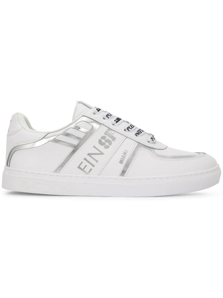 Plein Sport Logo Low-top Sneakers - White
