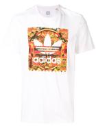 Adidas Logo Print Crew Neck T-shirt - White