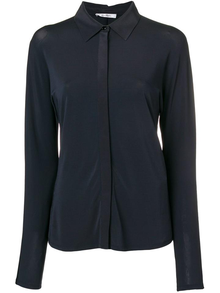 Max Mara Fitted Shirt - Blue