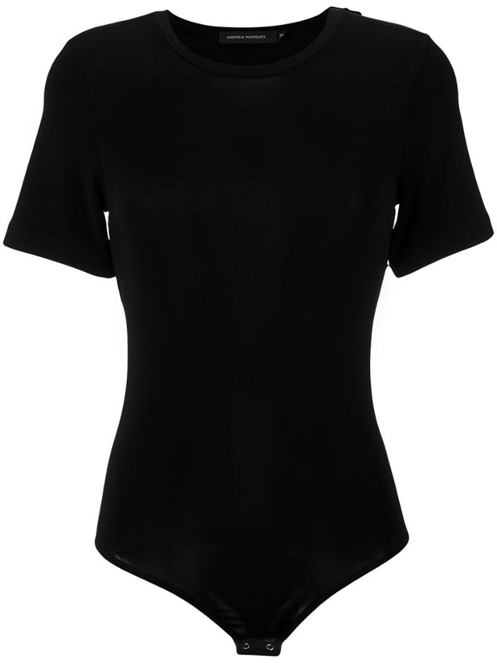 Andrea Marques Short Sleeves Bodysuit - Unavailable