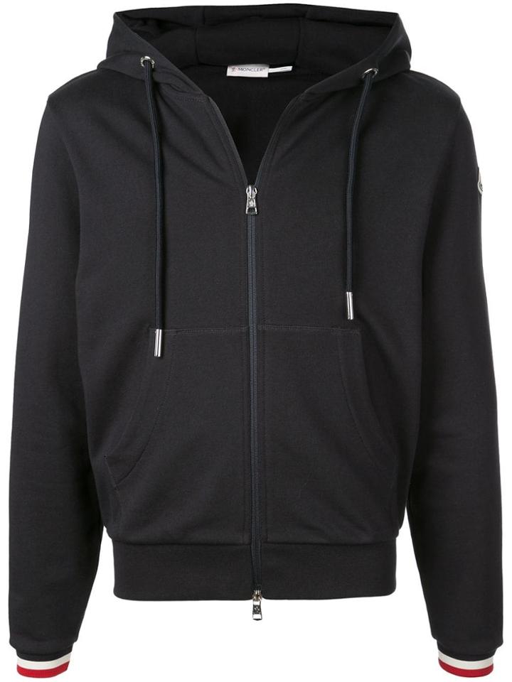 Moncler Classic Zipped Sweater - Black