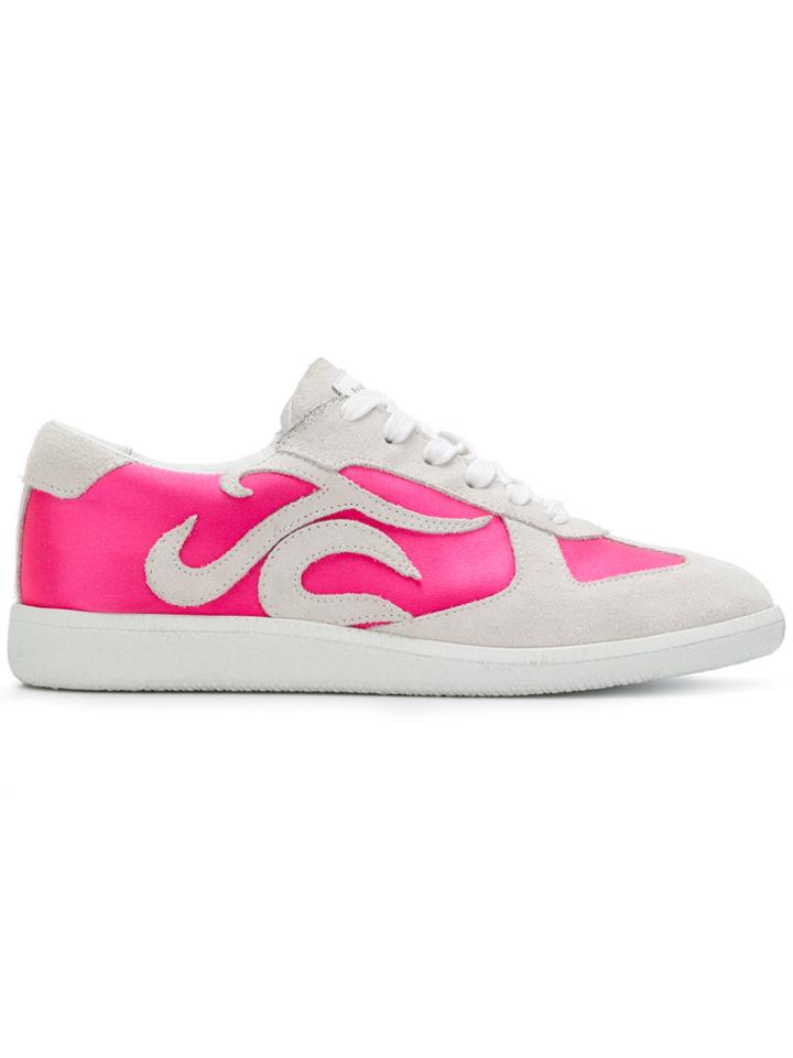 Just Cavalli Panelled Sneakers - White
