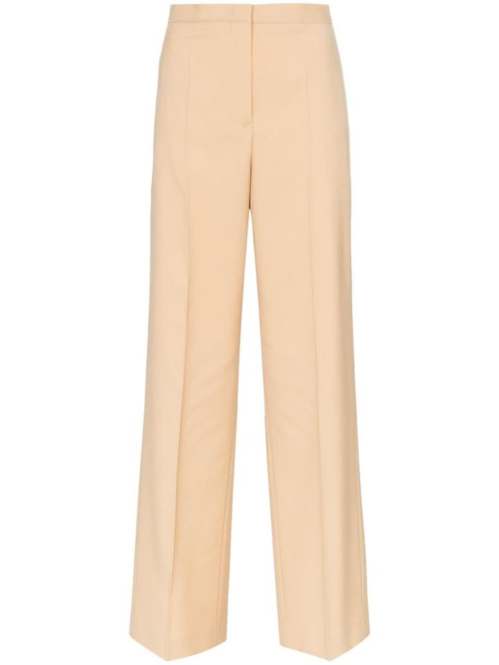 Jil Sander G-fabio High-waisted Tailored Trousers - Neutrals
