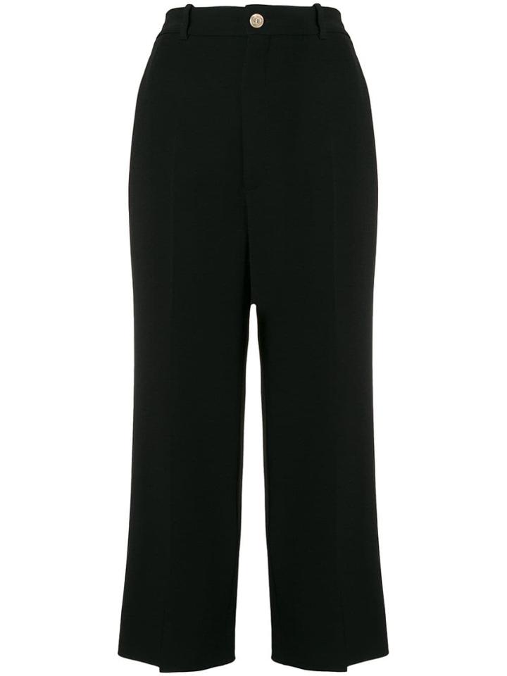Gucci Cady Culotte Trousers - Black
