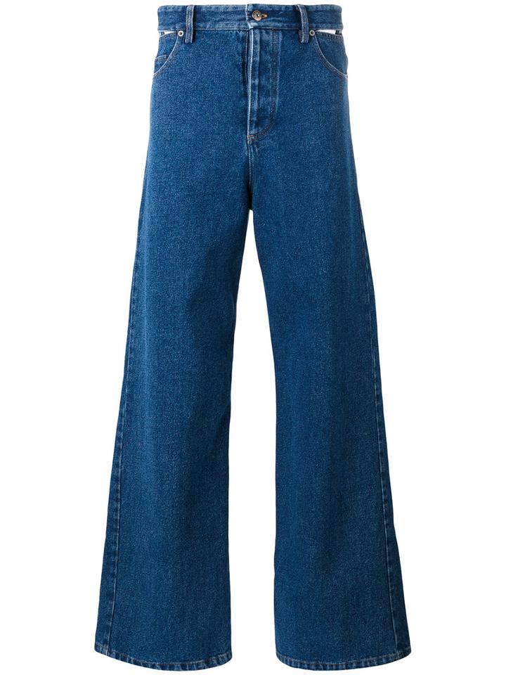 High-rise Bootcut Jeans - Men - Cotton - Xs, Blue, Cotton, Y / Project