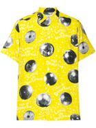 Wacko Maria Dancing Time Printed Board Shirt - Yellow & Orange