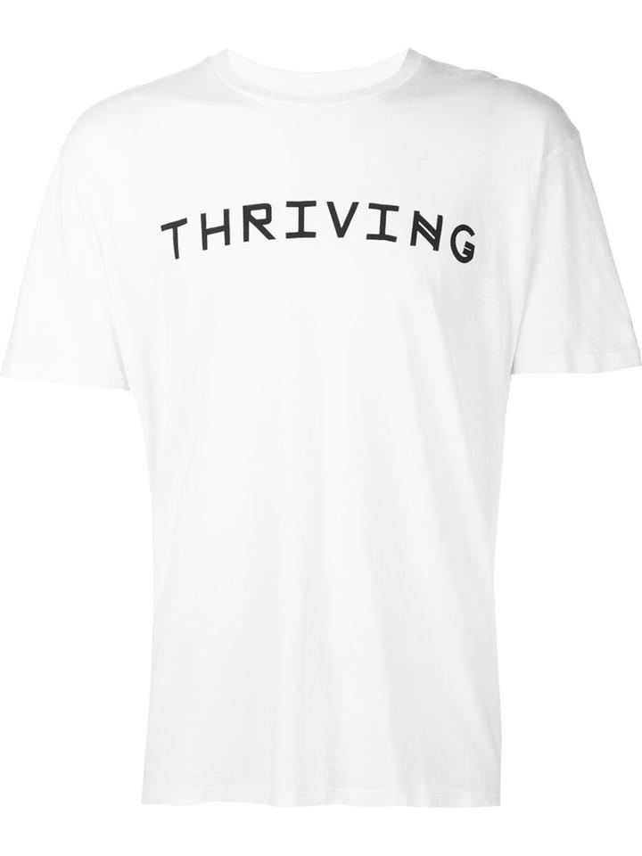Baja East 'thriving' T-shirt, Men's, Size: 1, White, Cotton