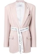 Forte Dei Marmi Couture Striped Blazer - Pink