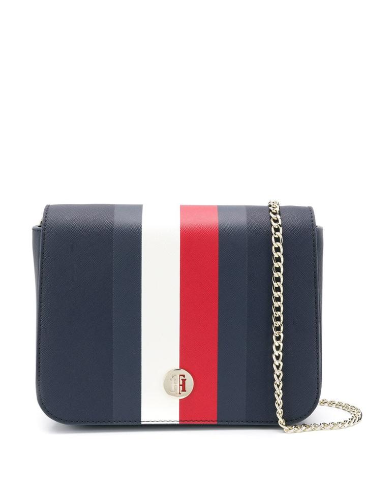 Tommy Hilfiger Contrast Stripe Crossbody Bag - Blue