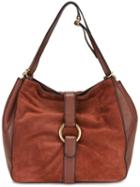 Michael Michael Kors Hoop Detail Shoulder Bag, Women's, Yellow/orange
