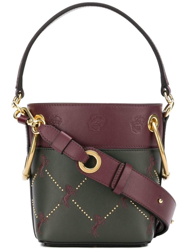 Chloé Roy Mini Bucket Bag - Blue