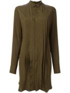 A.f.vandevorst 'director' Dress, Women's, Size: 42, Green, Silk/spandex/elastane