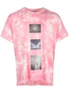 Lost Daze Tie Dye Effect T-shirt - Pink