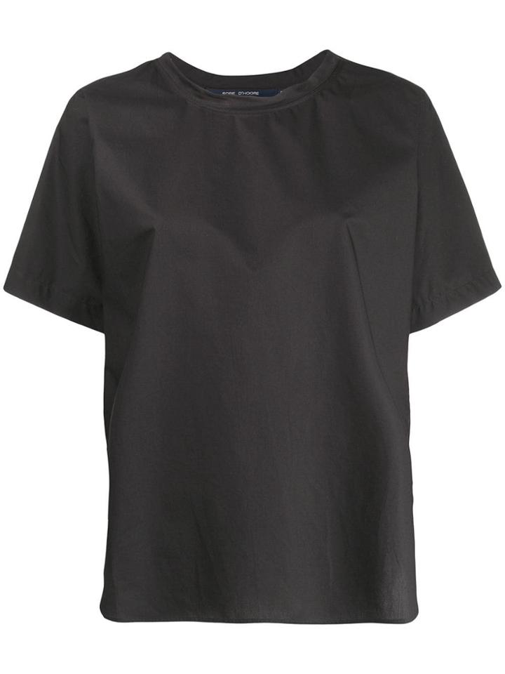 Sofie D'hoore Short-sleeve Flared Top - Black