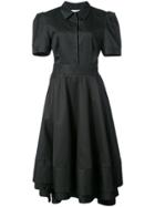 Co Slim-fit Collared Dress - Black