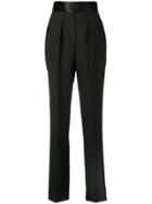 Roberto Cavalli High-waisted Trousers - Black