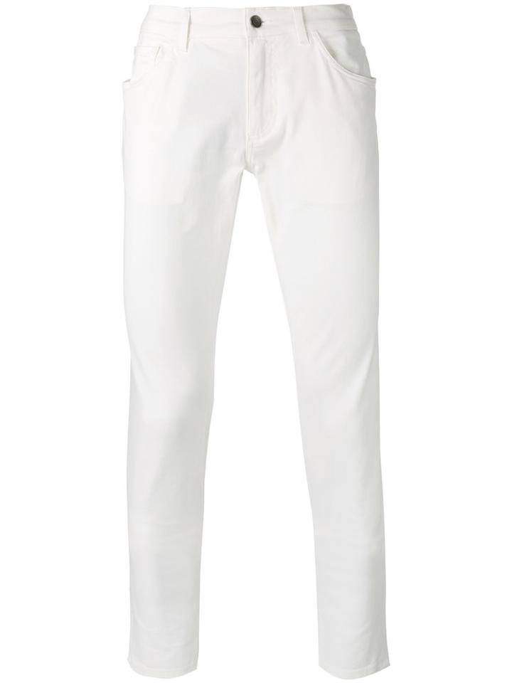 Dolce & Gabbana - Slim Fit Jeans - Men - Cotton/spandex/elastane - 50, White, Cotton/spandex/elastane