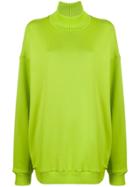 Marques'almeida Turtle Neck Jumper - Green