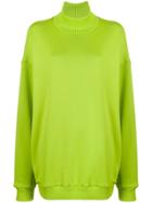 Marques'almeida Turtle Neck Jumper - Green