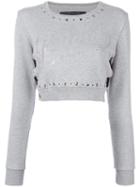 Philipp Plein Secret Sweatshirt, Women's, Size: Small, Grey, Cotton