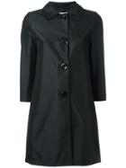 Herno Three-quarters Sleeve Coat - Black