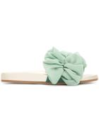 Charlotte Olympia Naia Slides - Green