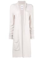 Lost & Found Rooms Open Front Midi Cardigan - Nude & Neutrals