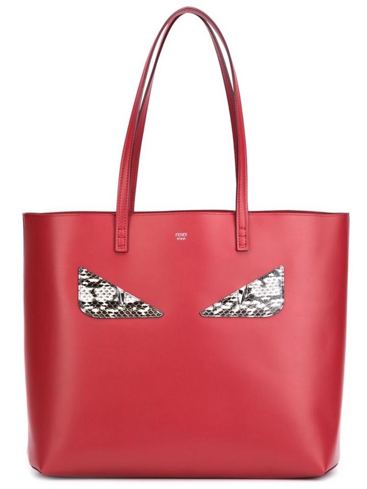 Fendi Bag Bugs Tote, Women's, Red