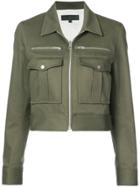 Rag & Bone Zipped Military Jacket - Green