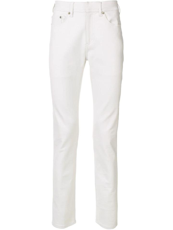 Neil Barrett Slim Fit Zipped Jeans - Grey