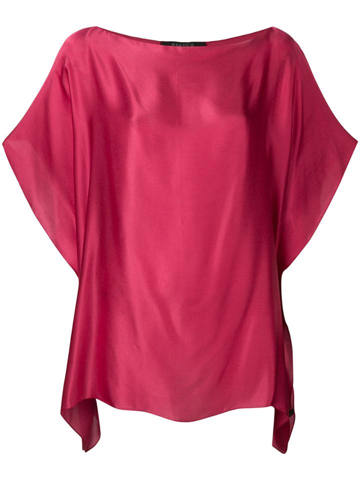 Fisico Loose Fit Short Dress - Pink & Purple