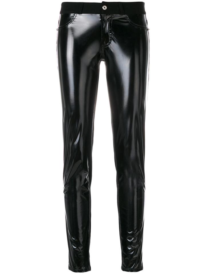 Just Cavalli Contrast Skinny Trousers - Black