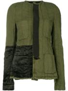 Haider Ackermann Short Fitted Jacket - Green