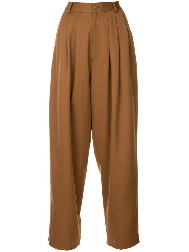G.v.g.v. Wide Leg Trousers - Brown