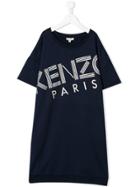 Kenzo Kids Teen Long T-shirt - Blue