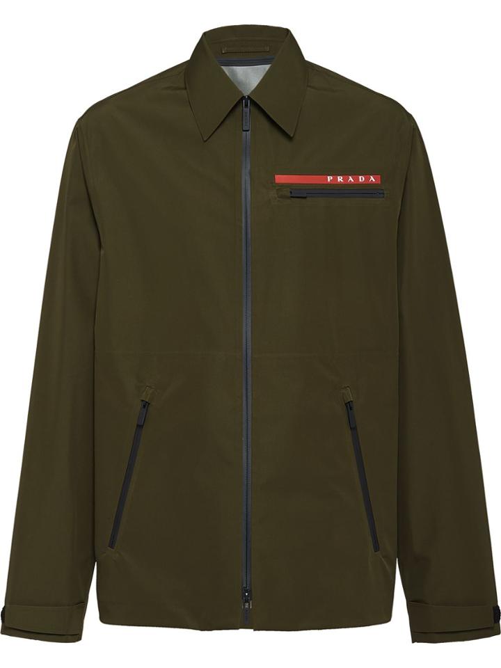 Prada Technical Shirt Jacket - Green