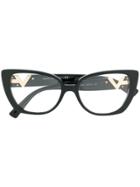 Valentino Eyewear Valentino Garavani Vlogo Cat-eye Frame Glasses -