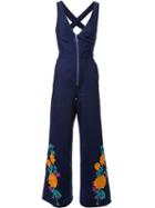 Adam Selman Embroidered Jumpsuit