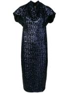 Roland Mouret Marianne Sequin Dress - Blue